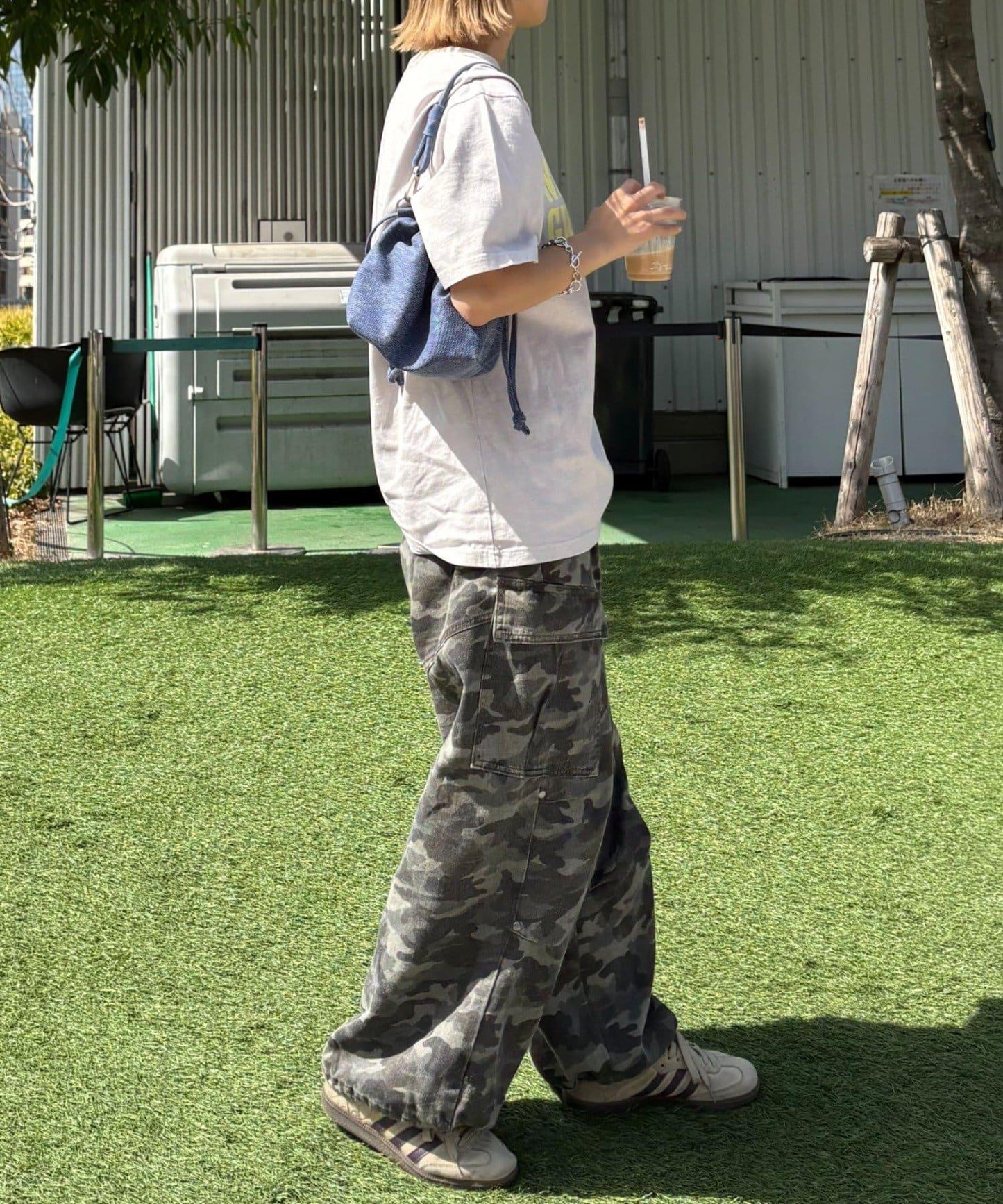 【男女通用】酸洗標誌T恤