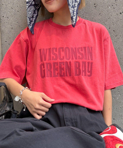 【男女通用】酸洗標誌T恤