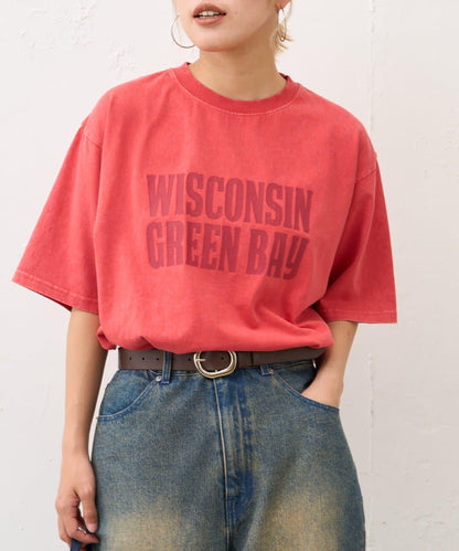 【男女通用】酸洗標誌T恤