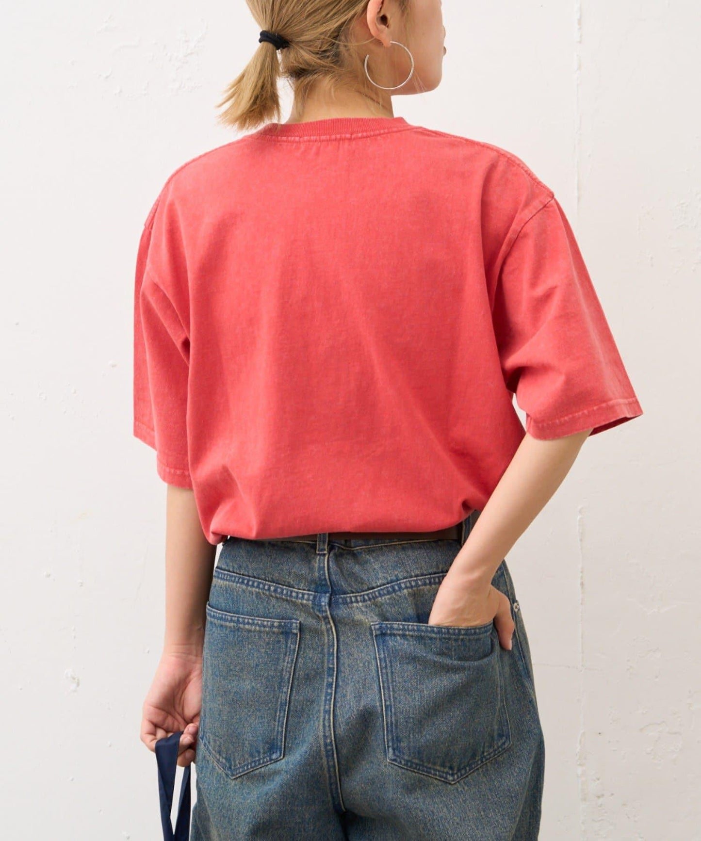 【男女通用】酸洗標誌T恤