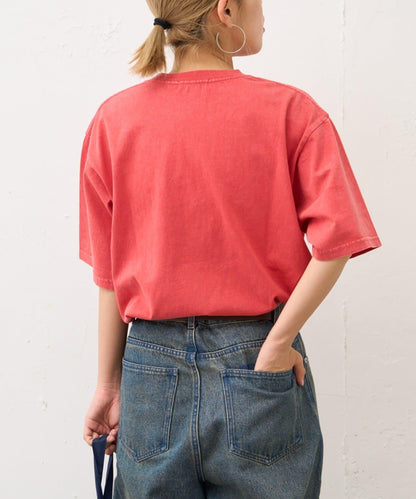 【男女通用】酸洗標誌T恤