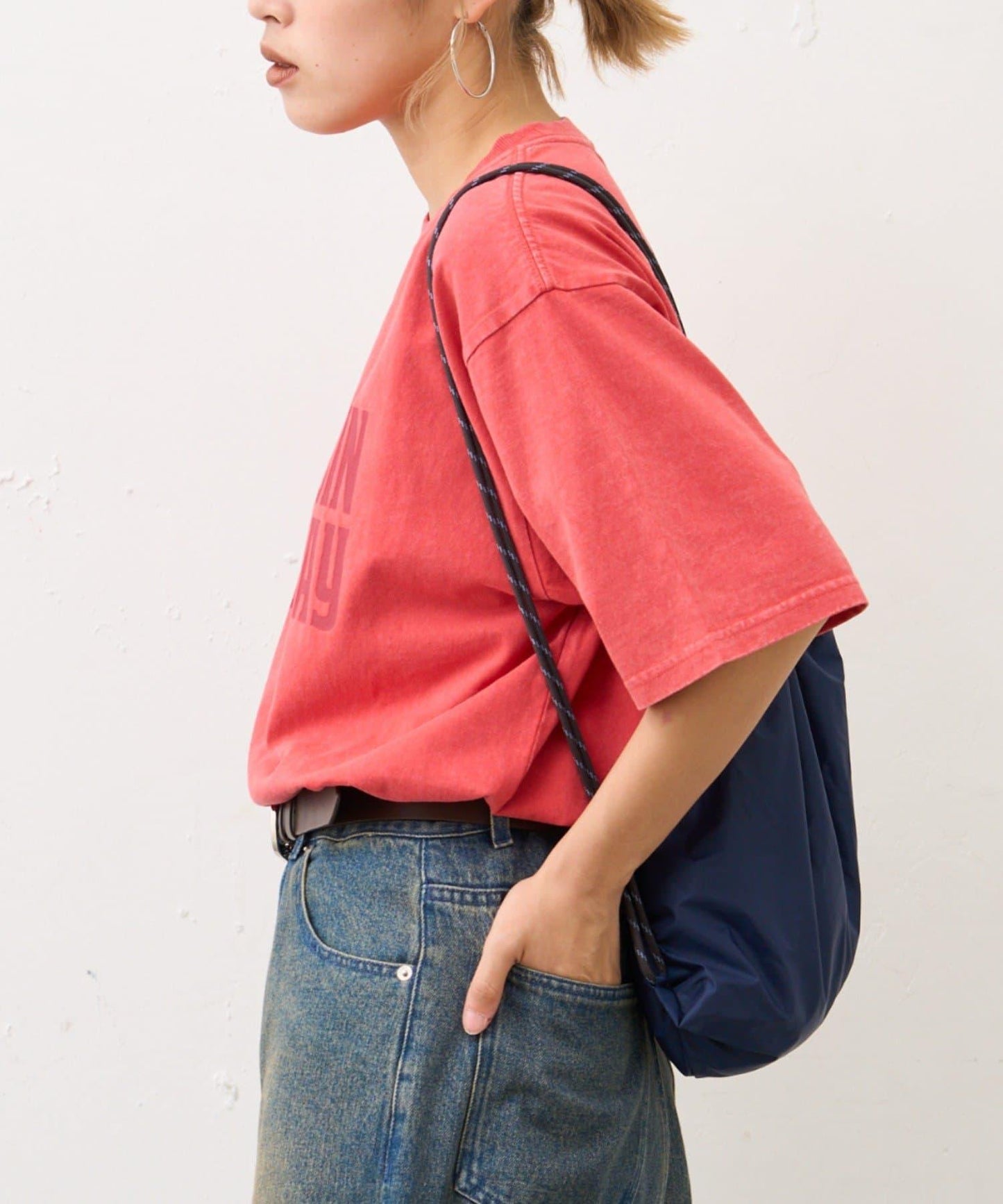 【男女通用】酸洗標誌T恤