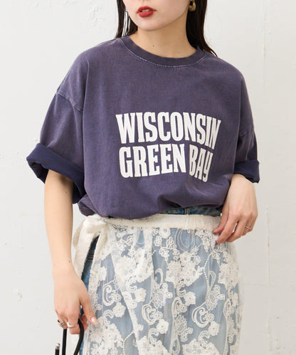 【男女通用】酸洗標誌T恤