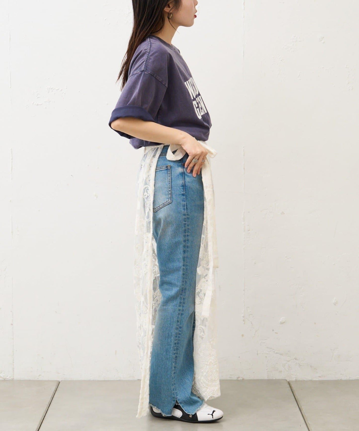 【男女通用】酸洗標誌T恤