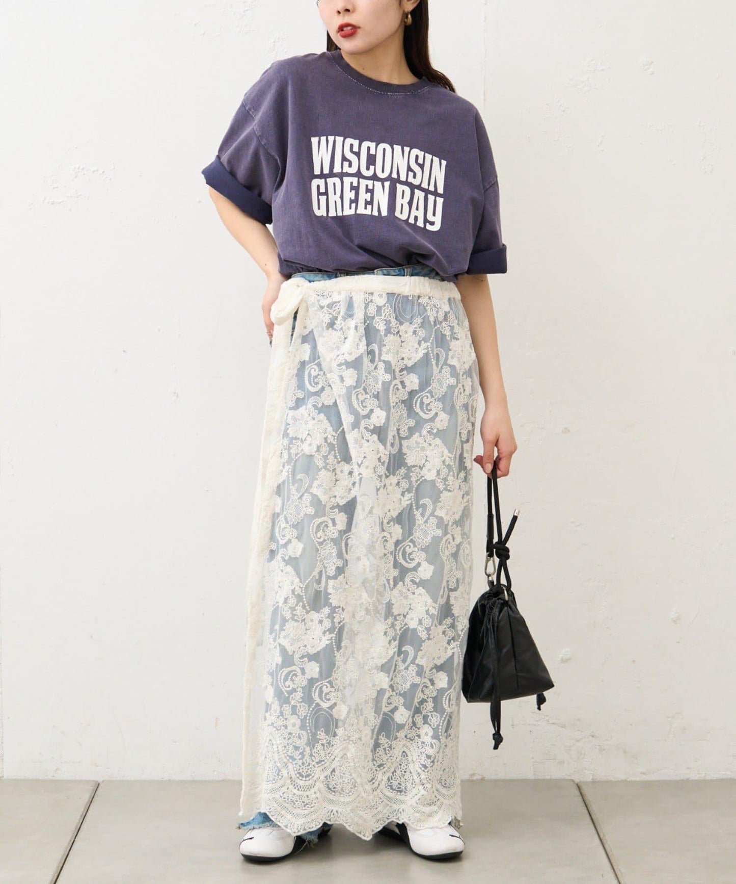 【男女通用】酸洗標誌T恤