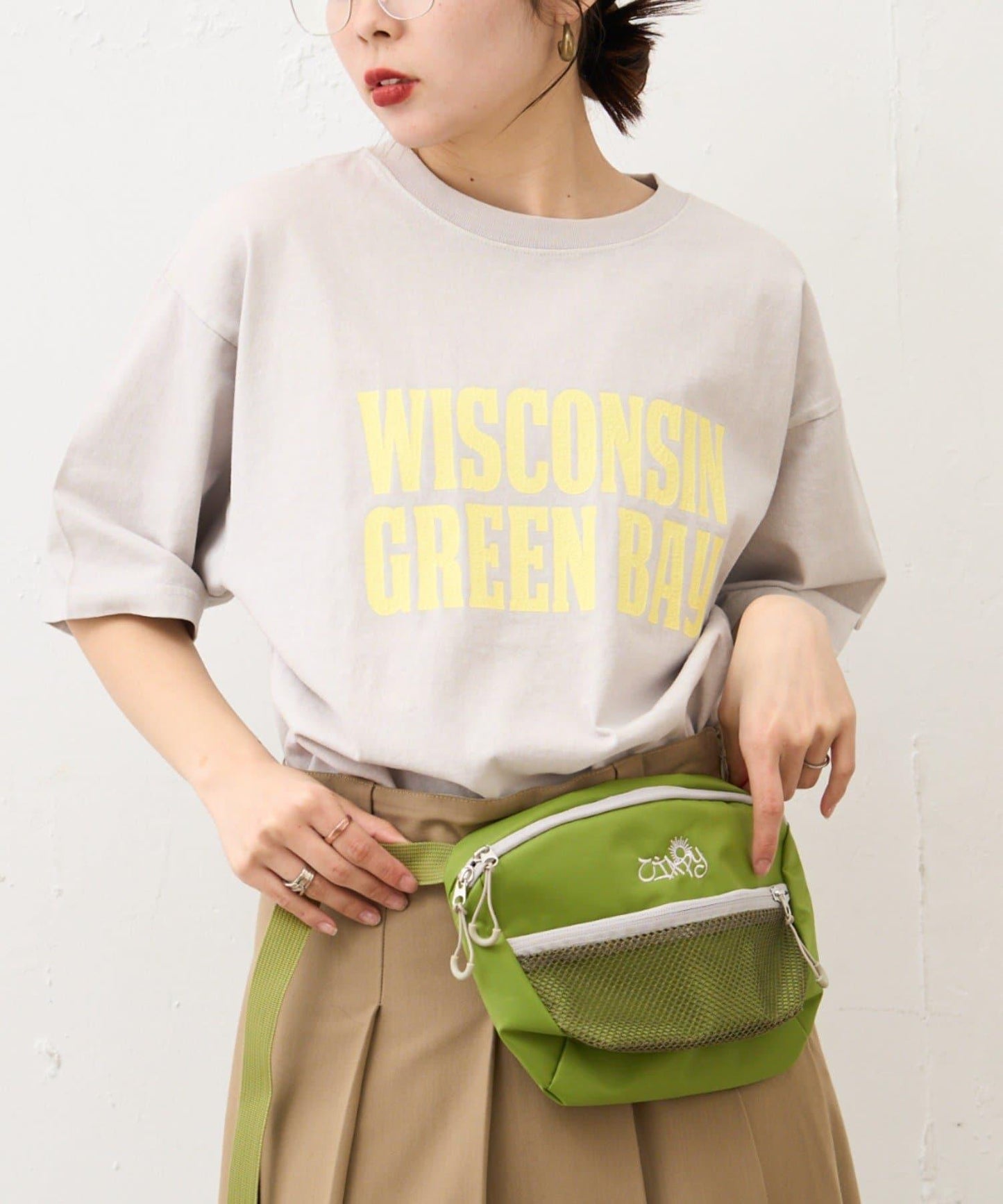 【男女通用】酸洗標誌T恤