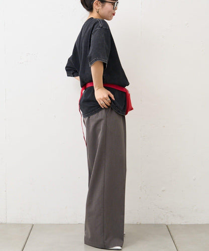 【男女通用】酸洗標誌T恤