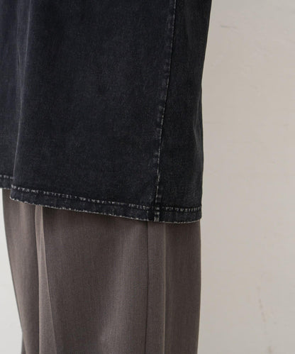 【男女通用】酸洗標誌T恤