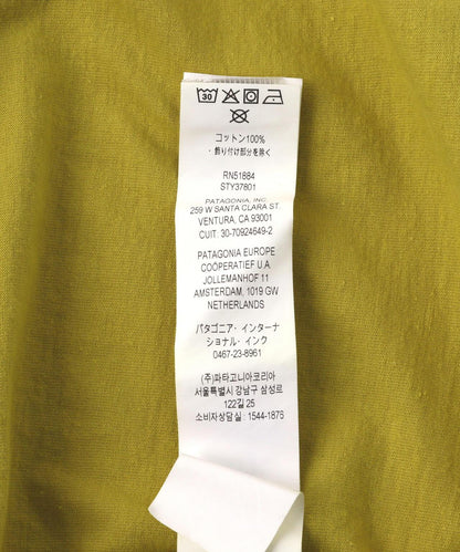 Patagonia/巴塔哥尼亞 男士·水上·活動·有機·T恤