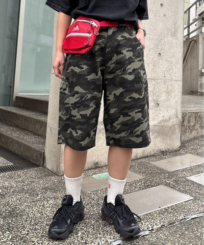 【男女通用】混搭牛仔短褲