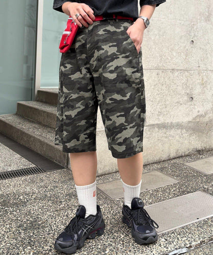 【男女通用】混搭牛仔短褲