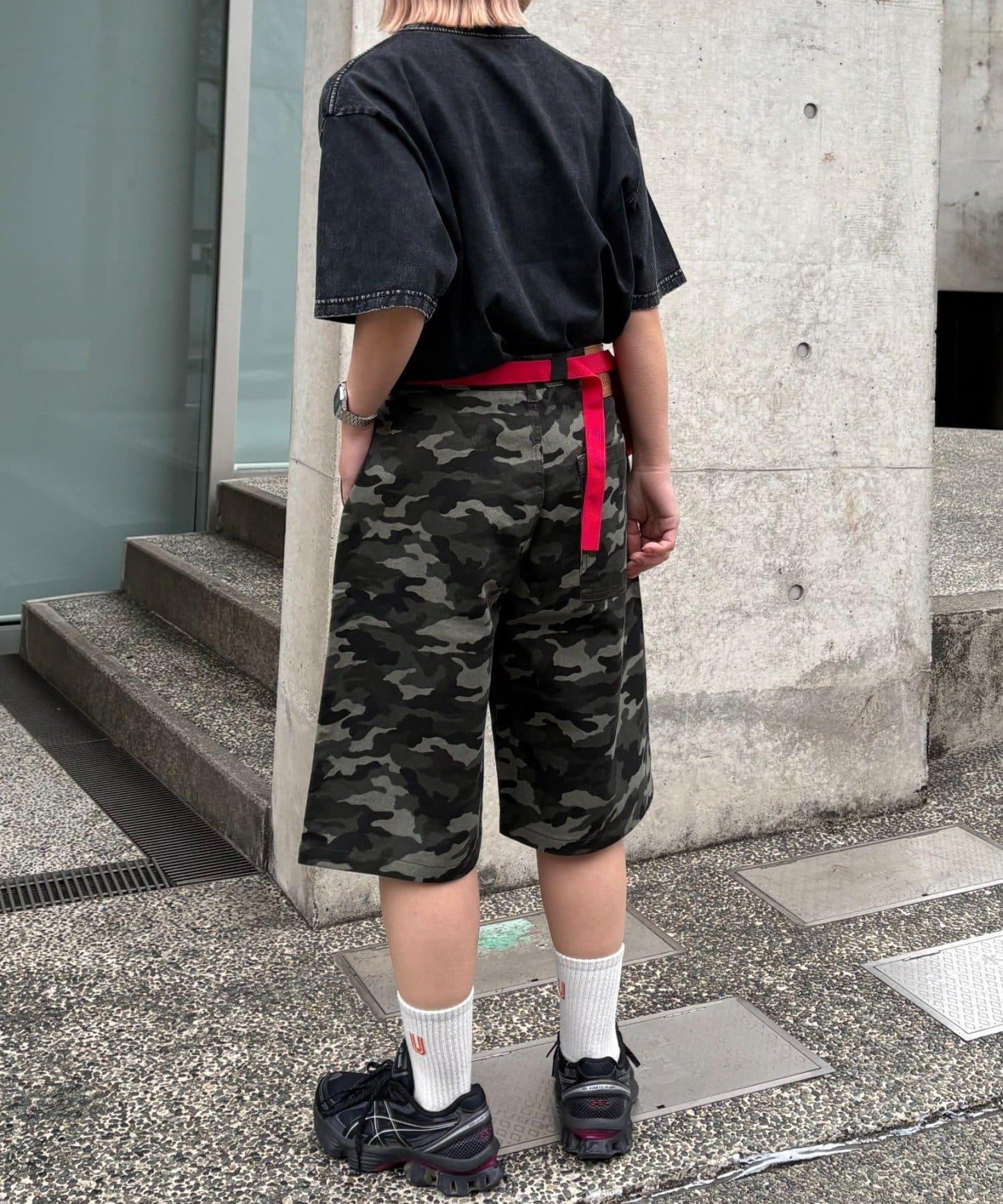 【男女通用】混搭牛仔短褲