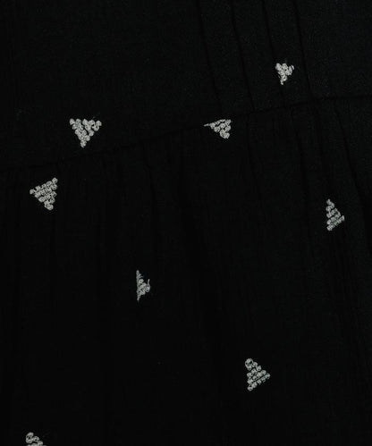 印度 幾何學 刺繡襯衫＜套裝搭配款＞