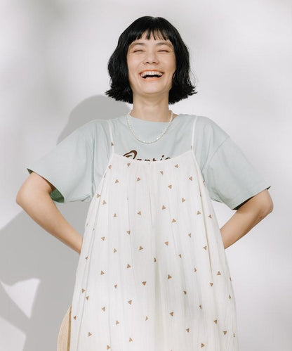 印度 幾何刺繡 女士連衣裙