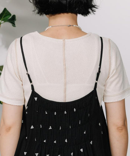 印度 幾何刺繡 女士連衣裙