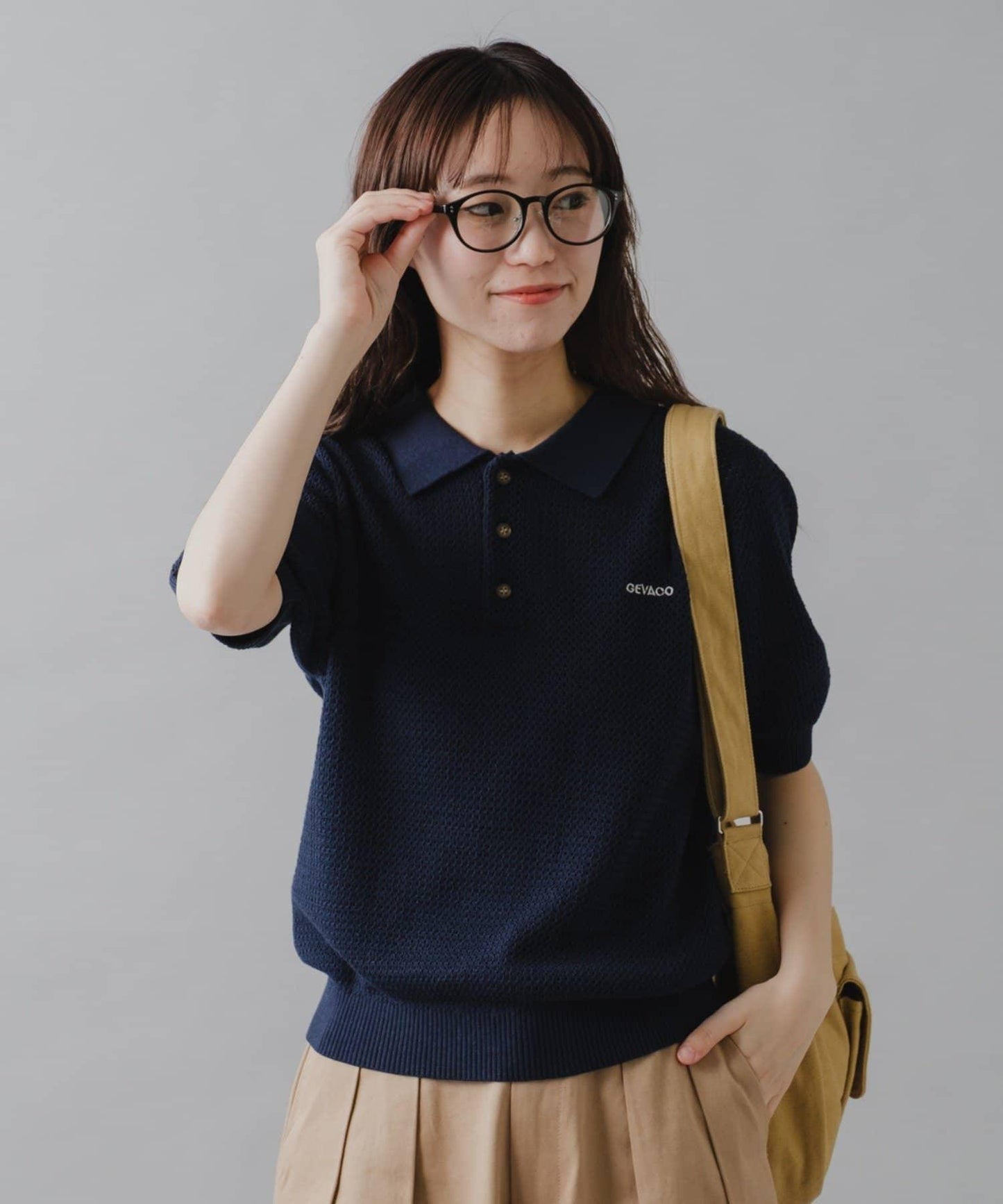 【GEVACO】短袖針織polo衫