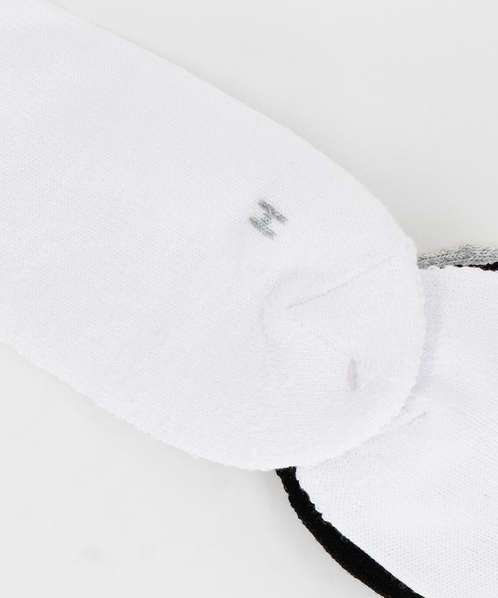 沉重色調 2根線 四分之一襪子(25.0-27.0cm適用)