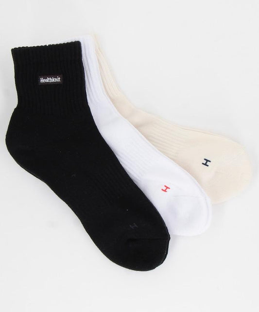 一點標誌刺繡 四分之一襪子（25.0-27.0厘米適用）