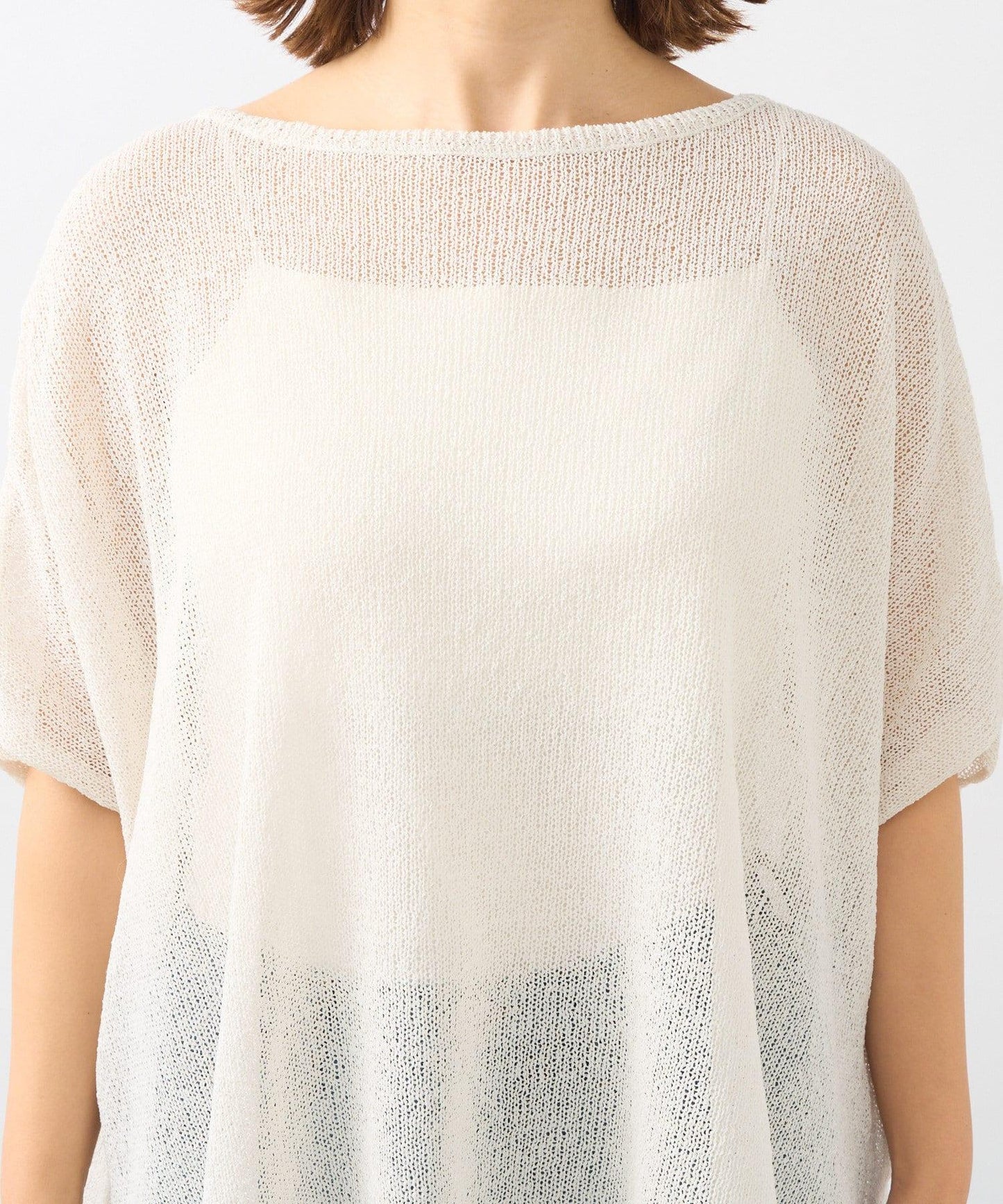 【清爽易穿】紙質雨披針織衫