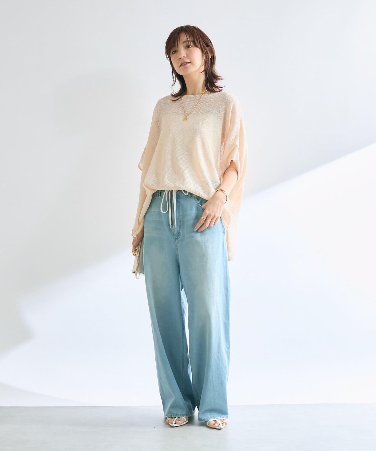 【清爽易穿】紙質雨披針織衫