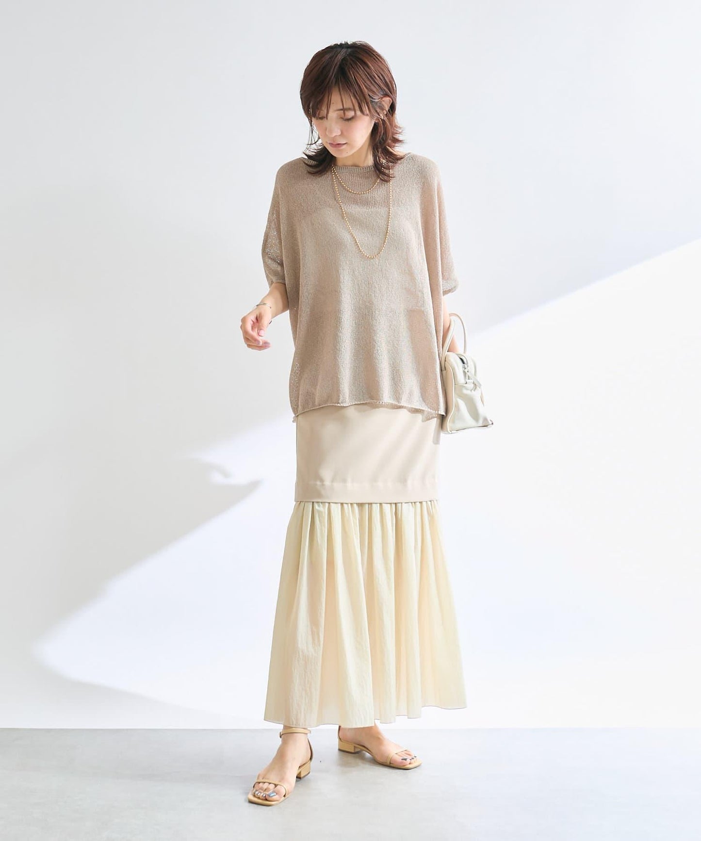 【清爽易穿】紙質雨披針織衫