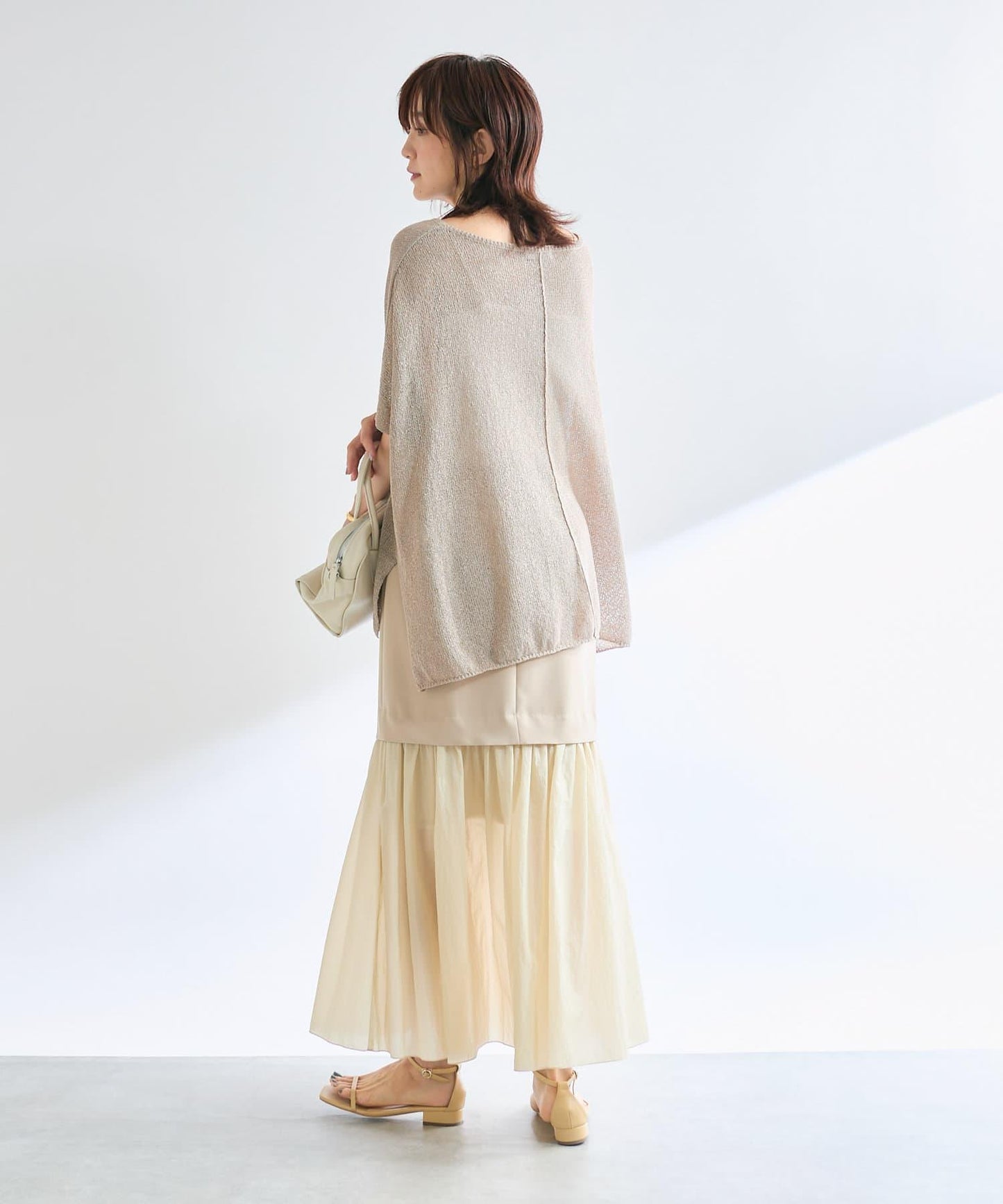 【清爽易穿】紙質雨披針織衫