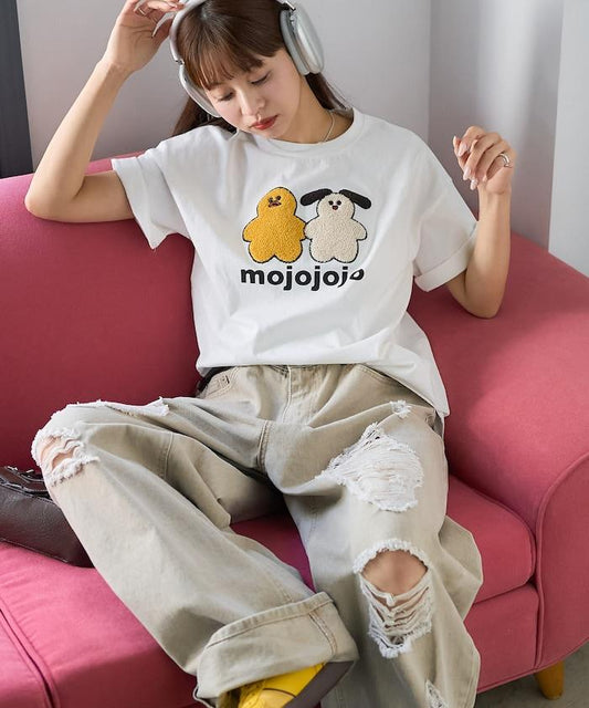 mojojojo 相良刺繡 藝術T恤