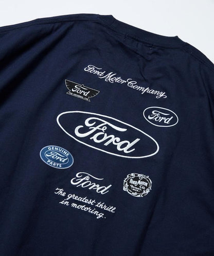 聯名 Ford 後背標誌刺繡印花T恤