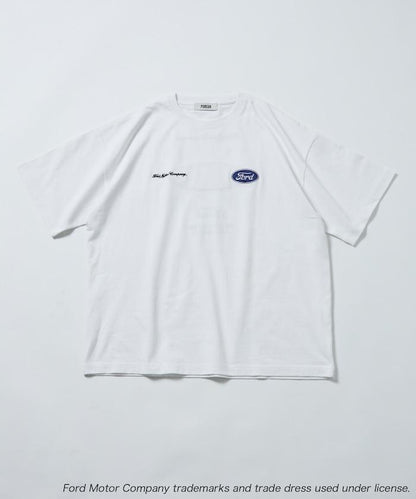 聯名 Ford 後背標誌刺繡印花T恤