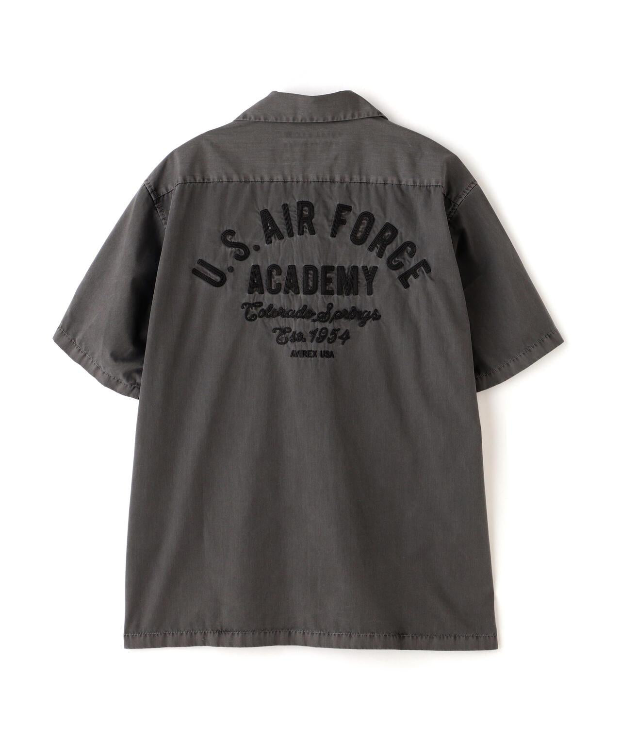 褪色工裝襯衫 "USAFA" / 褪色 短袖工裝襯衫 / AVIREX / 阿維雷克斯