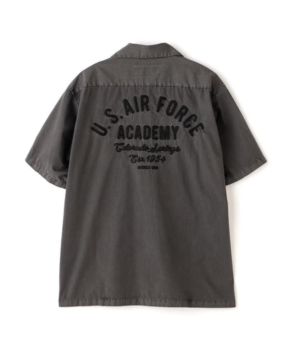 褪色工裝襯衫 "USAFA" / 褪色 短袖工裝襯衫 / AVIREX / 阿維雷克斯
