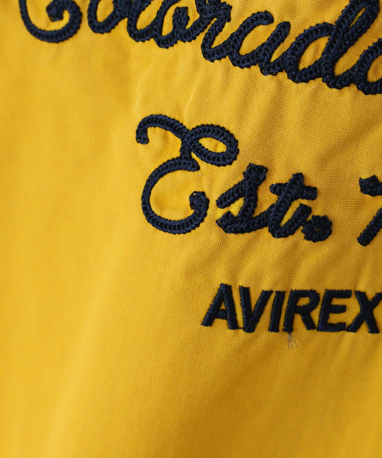 褪色工裝襯衫 "USAFA" / 褪色 短袖工裝襯衫 / AVIREX / 阿維雷克斯