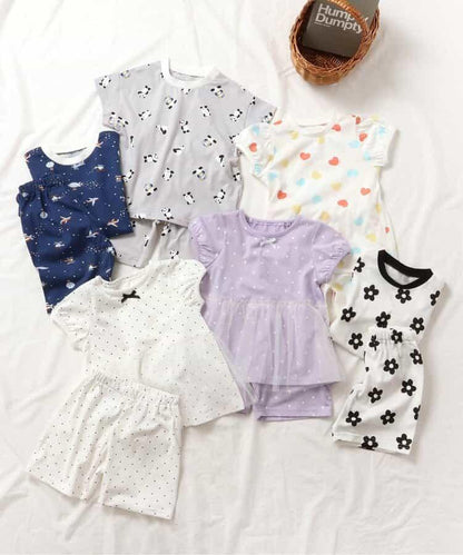 花紋·心形圖案睡衣 4分褲