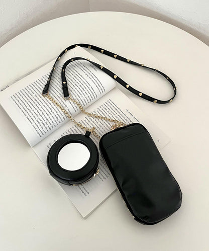 帶小包心形裝飾手機挎包