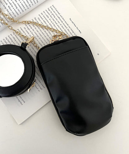 帶小包心形裝飾手機挎包