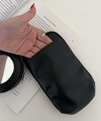 帶小包心形裝飾手機挎包