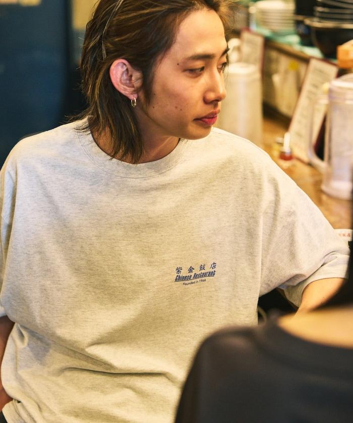 紫金飯店×FREAK'S STORE 聯名 背面印花 圓領T恤/TIGER