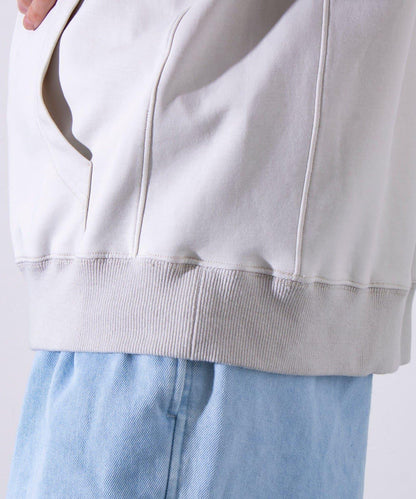 【GLOSTER】法國鬥牛犬刺繡 紙箱雙色帽T恤 連帽衫