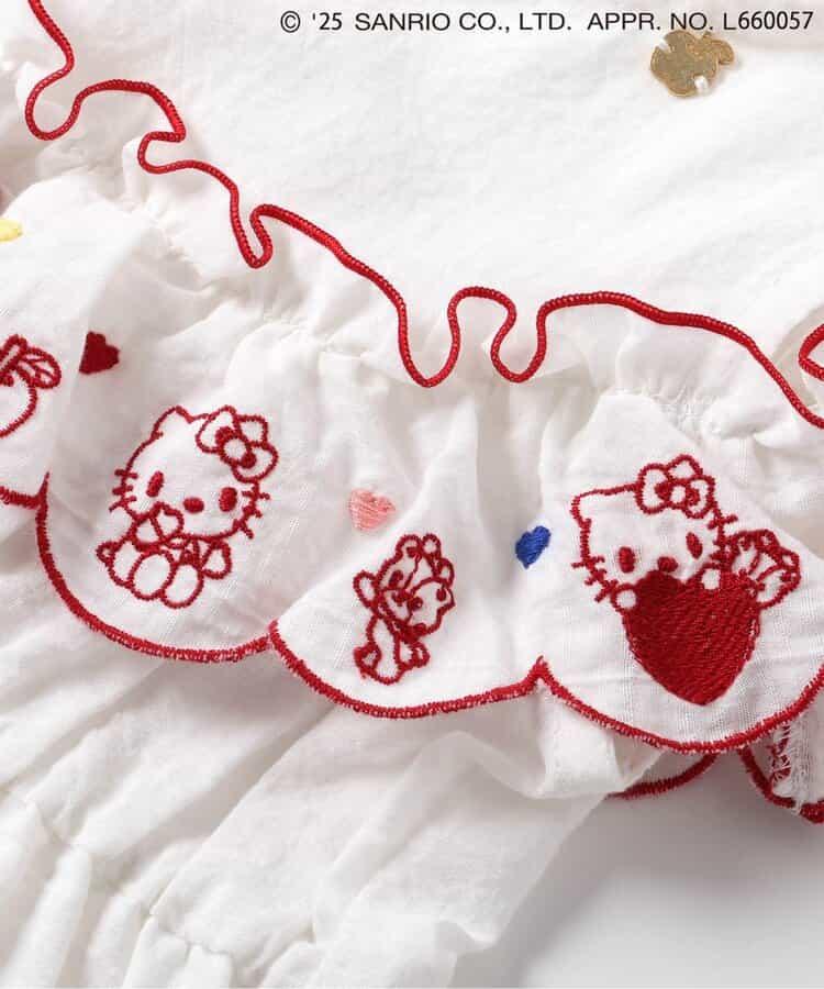 【連衣裙】【《三麗歐》】扇貝刺繡連衣裙