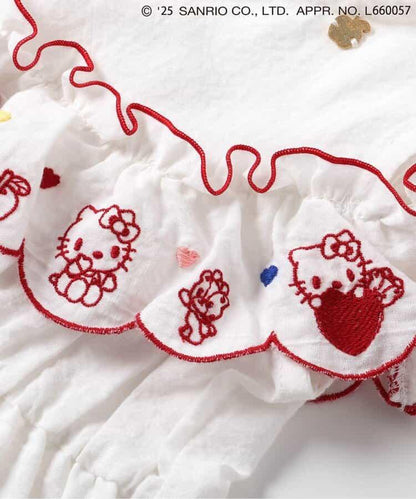 【連衣裙】【《三麗歐》】扇貝刺繡連衣裙
