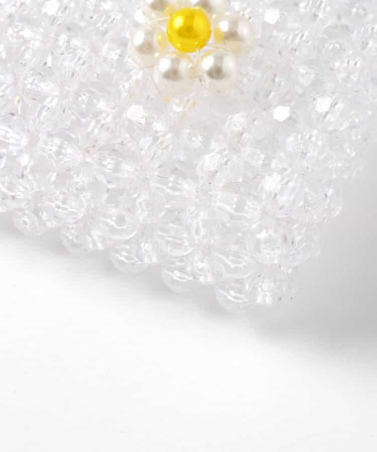 花朵珠子手拿包