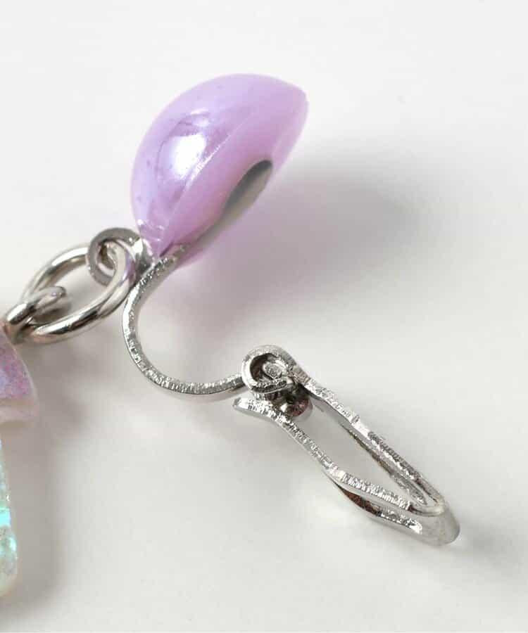 閃閃發光貝殼耳環