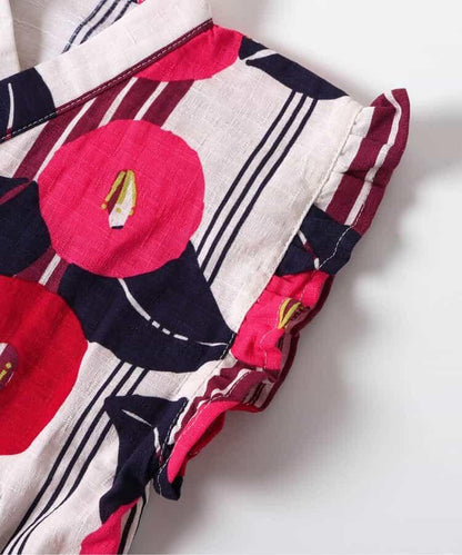 女孩子和服寬鬆長袍