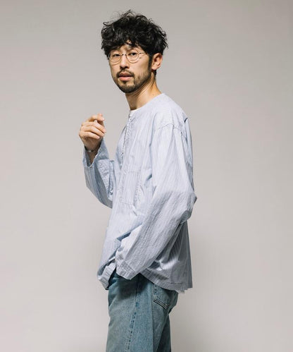 全拉鍊開衫 高級襯衫 長袖