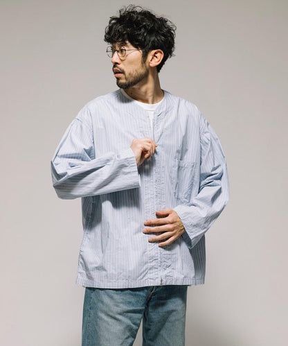 全拉鍊開衫 高級襯衫 長袖