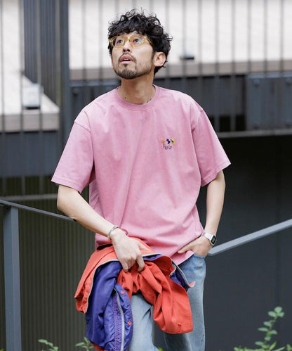 聯名 粉末加工 刺繡標誌 短袖T恤