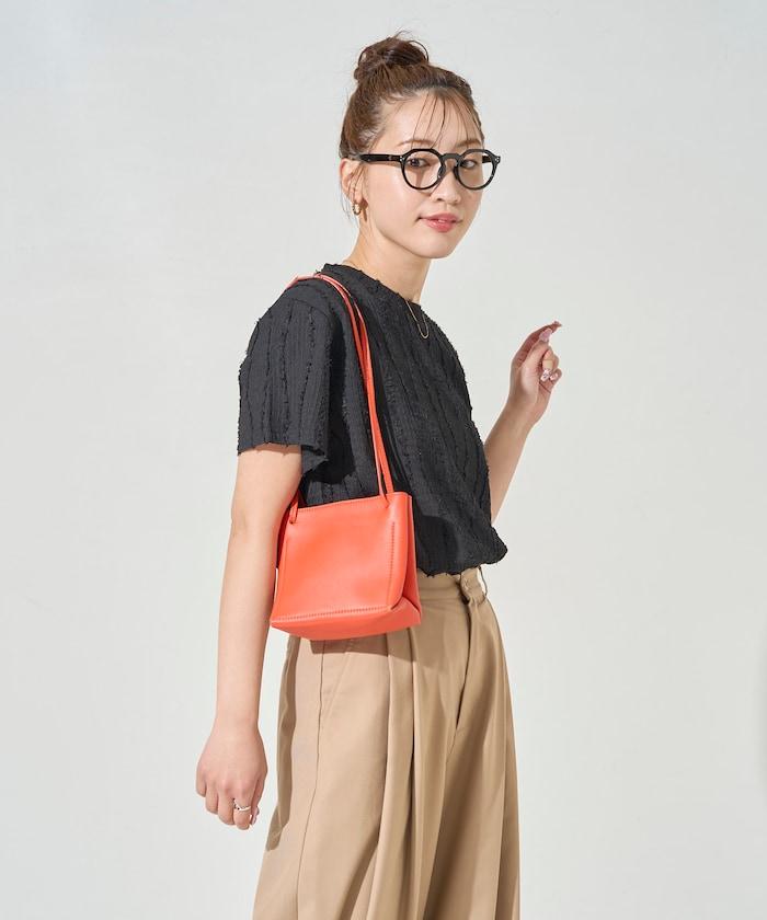 流蘇條紋提花短袖T恤