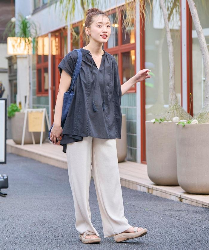 自剪寬鬆休閒褲