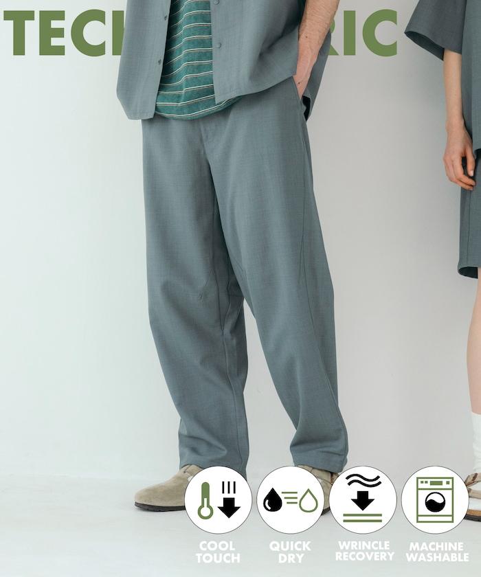 速乾麵料 舒適版型 休閒褲 亞麻風 居家護理