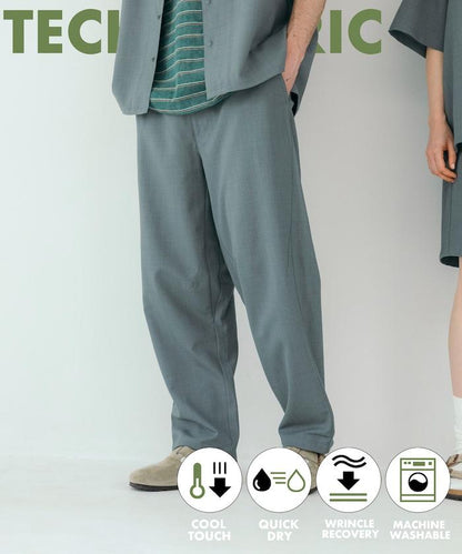 速乾麵料 舒適版型 休閒褲 亞麻風 居家護理